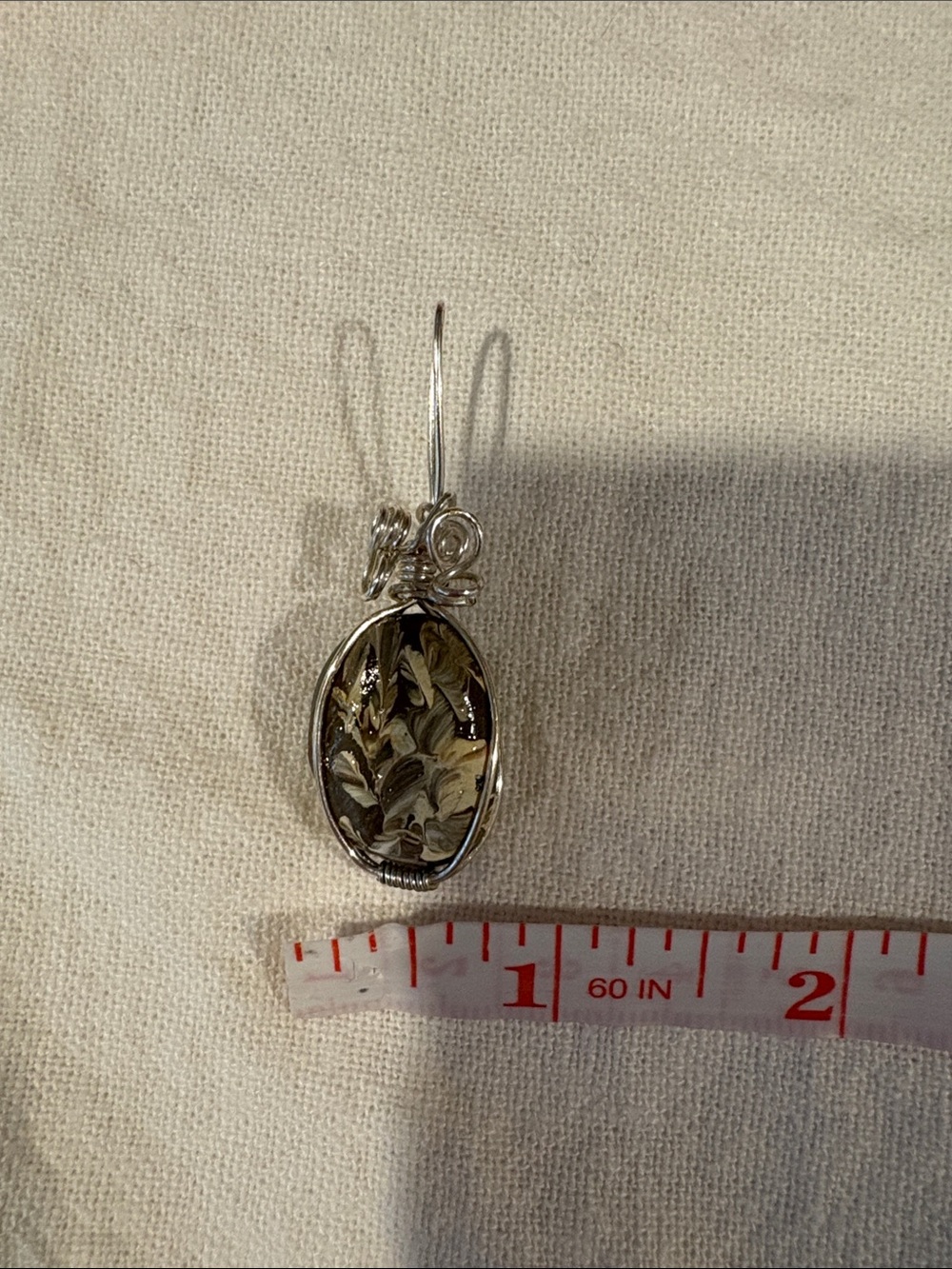 Hand-painted pendant - Picture 8 of 9